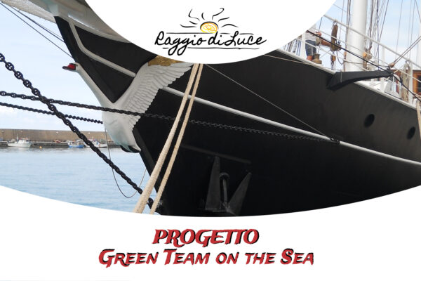 copertina progetto green team on the sea, in collaborazine con fondazinoe tender to nave italia