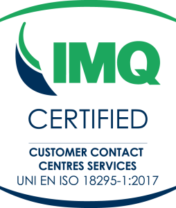 logo ceertificazione imq customer contact centres services