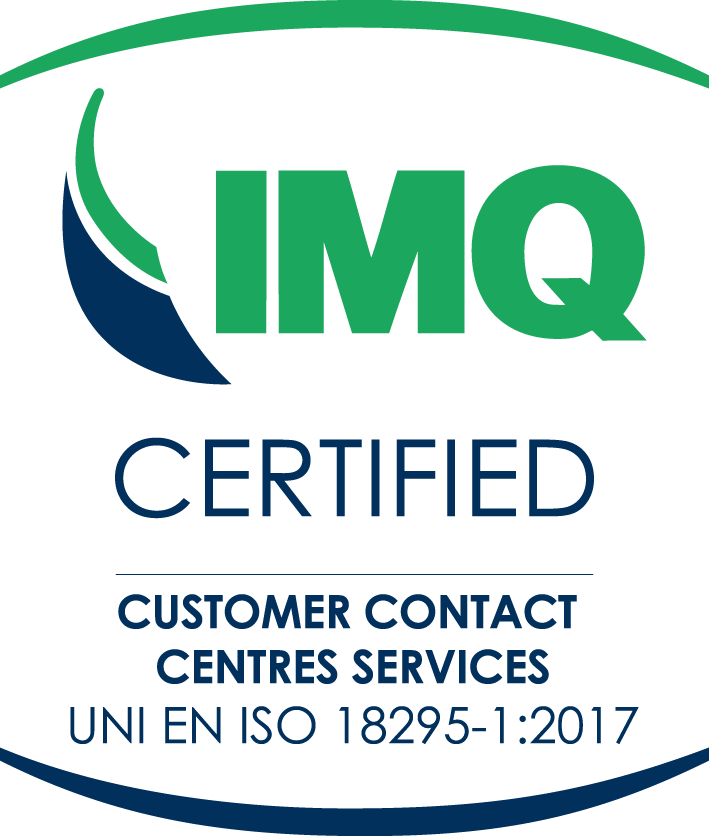 logo ceertificazione imq customer contact centres services