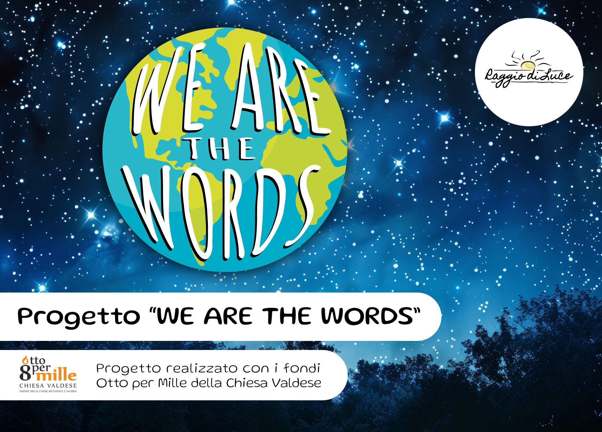 Copertina di Progetto We Are the Words
