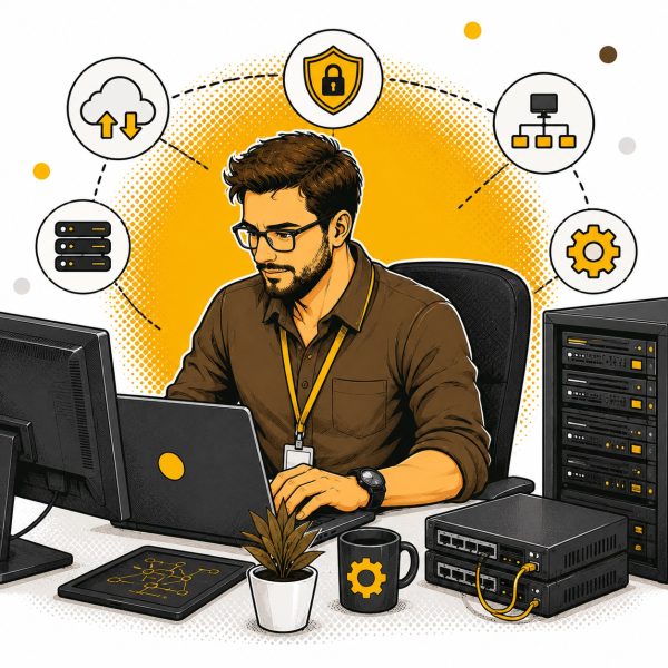 un ragazzo impegnato al computer